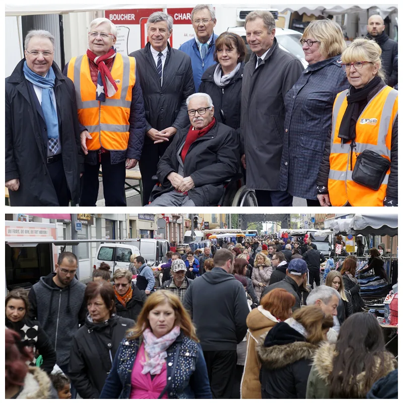 Une braderie animée dans les rues de Montigny-lès-Metz