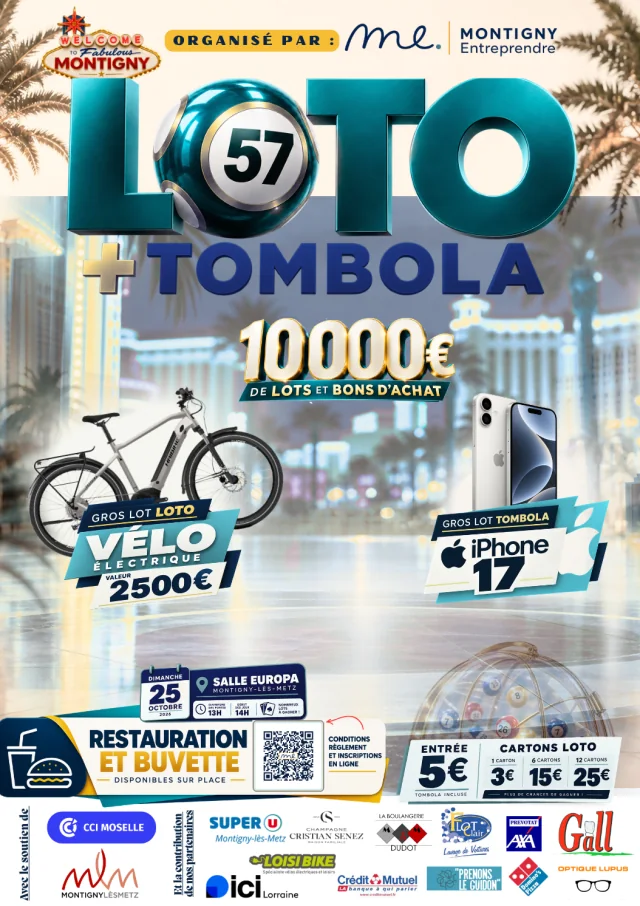 Affiche du Grand Loto de Montigny 2026